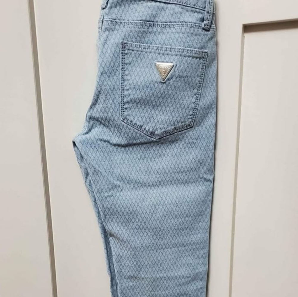 Light Blue Patterned Jeans - Picture 10 of 14